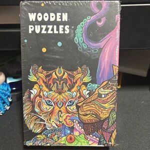 New & Factory Sealed Colorful Wooden Puzzles - 3D colorful butterfly - size:S